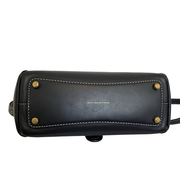 COACH 1941 Courier Tea Rose Glovetanned Leather Satchel Carryall 88348 Navy Bag - Picture 6 of 16